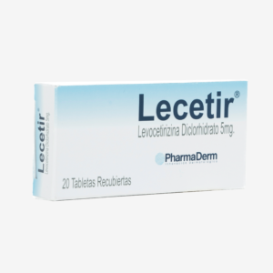 LECETIR TAB 5MG 20 tabletas