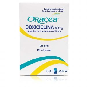 ORACEA CAPSULAS (Doxiciclina) 40 mg