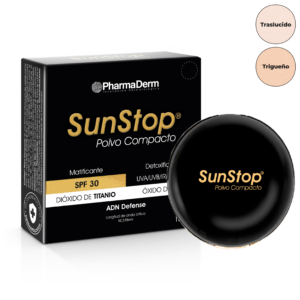 SUNSTOP POLVO COMPACTO SPF 26 TRASLUCIDO