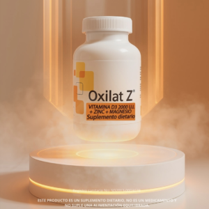 OXILAT Z (Vitamina D3 2000ui+Zinc+Magnesio) 90 Tabletas masticables